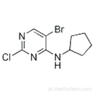 4-Pirimidinamina, 5-bromo-2-cloro-N-ciclopentil- CAS 733039-20-8